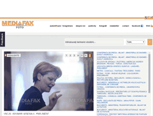 Tablet Screenshot of mediafaxfoto.ro